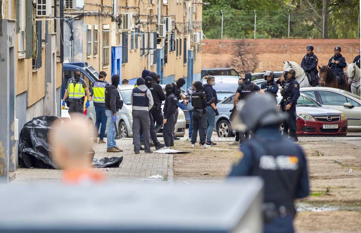 La macrorredada de El Torrejón de Huelva, en imágenes