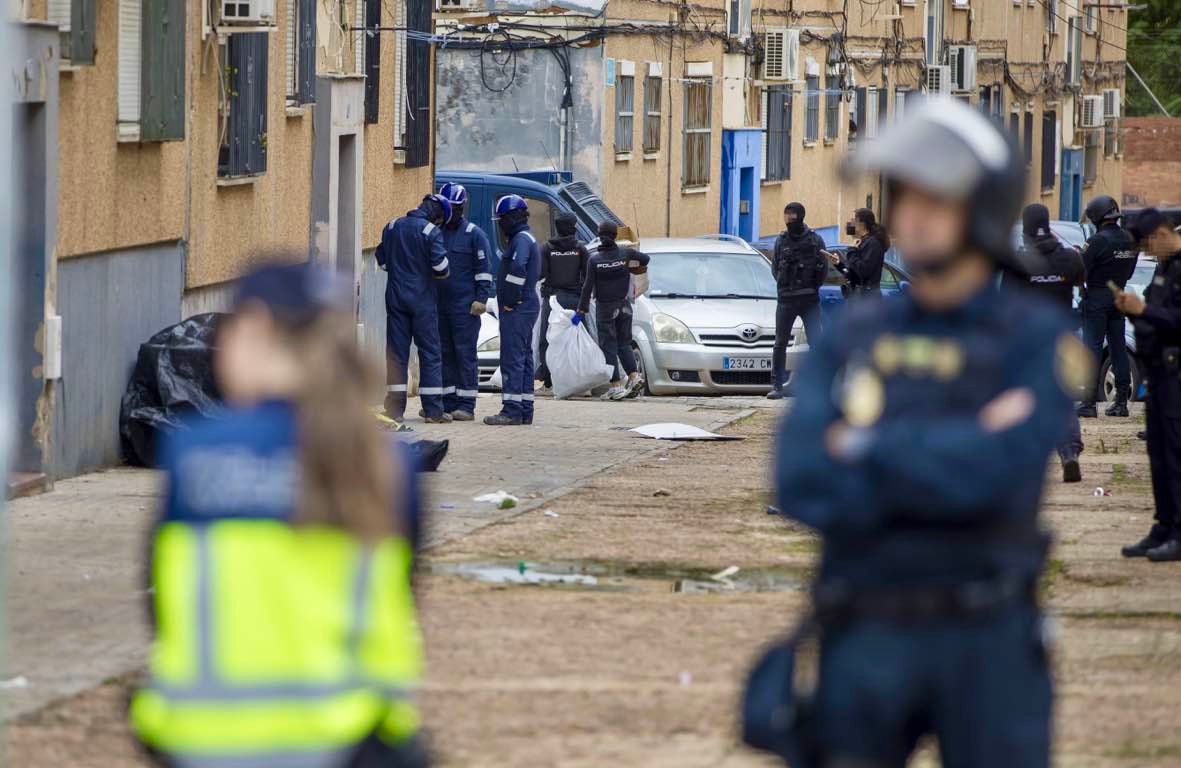 La macrorredada de El Torrejón de Huelva, en imágenes