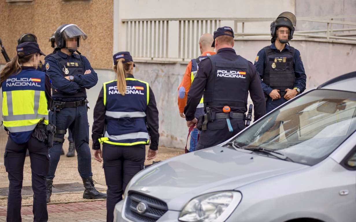 La macrorredada de El Torrejón de Huelva, en imágenes