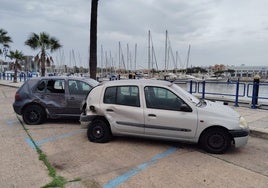 Cazado ebrio y tras salirse de la vía después de golpear brutalmente a dos vehículos en el centro de Ayamonte