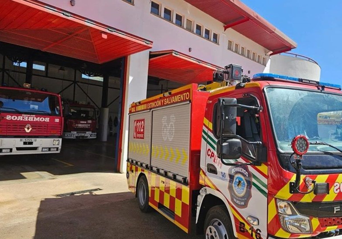 Un camión de bomberos del Consorcio Provincial de Huelva