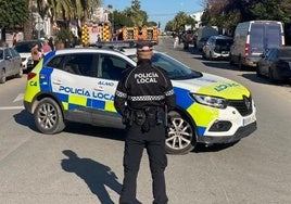 Foto de archivo de un agente de la Policía Local de Almonte