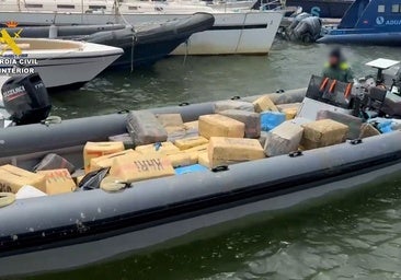 Narcotráfico en Huelva: Cuatro detenidos en la intervención de dos embarcaciones cargadas con cinco toneladas de hachís y 2.000 litros de combustible