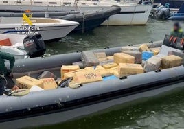 Narcotráfico en Huelva: Cuatro detenidos en la intervención de dos embarcaciones cargadas con cinco toneladas de hachís y 2.000 litros de combustible