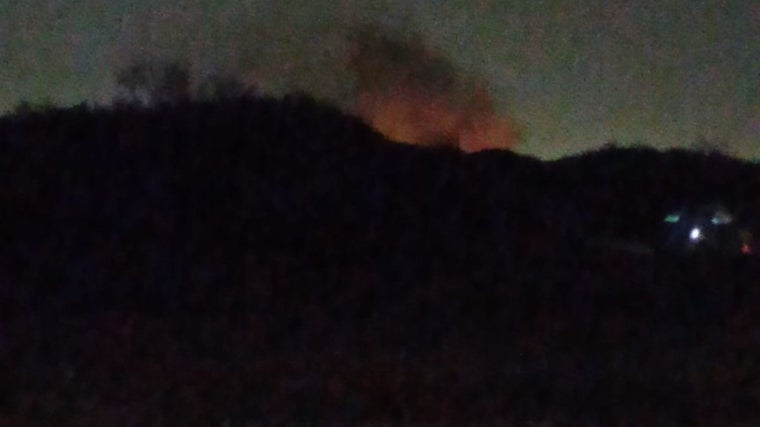 Incendio en los Enebrales
