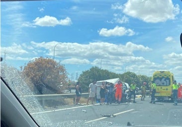 Dos muertos en la A-49 tras ser arrollados por un turismo a la altura de Trigueros