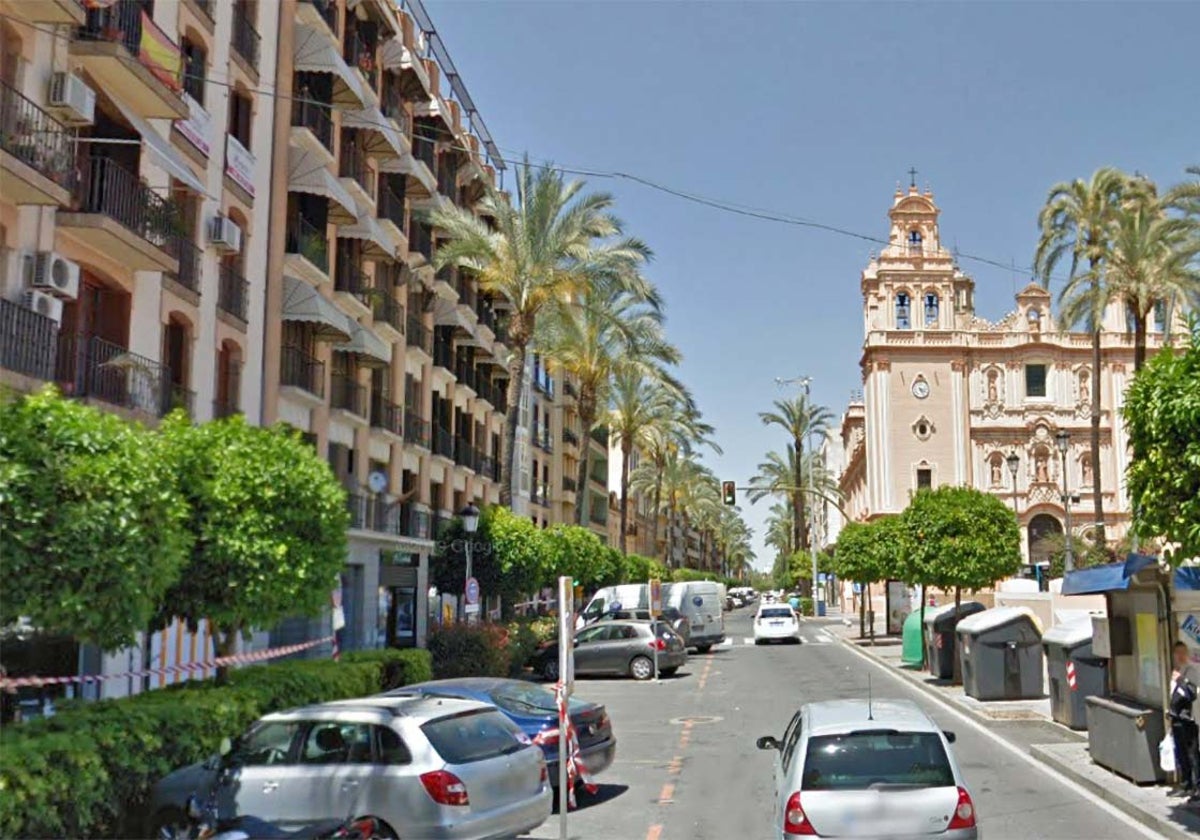 Paseo de la Independencia de la capital, donde ocurrieron los hechos