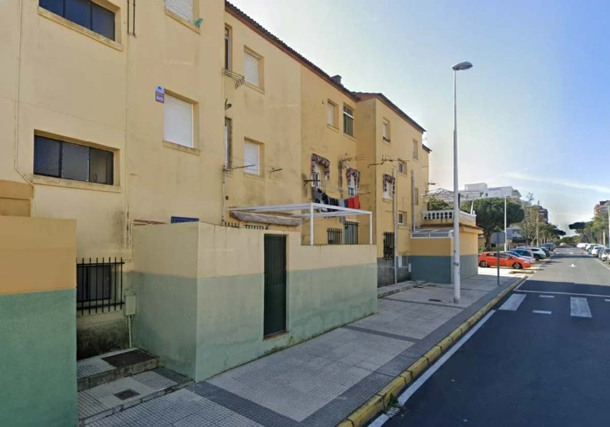 Viviendas de la barriada de Los Rosales de Punta Umbría
