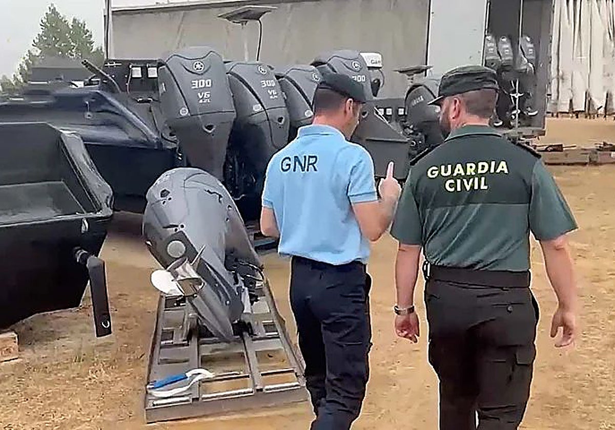 Guardia Civil y GNR colaboran en la localización de los narcos