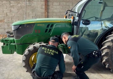 Recuperan, más de medio año después, un tractor de más de 60.000&euro; que había sido robado en Palos