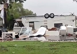 Así fue el tornado que ha matado a una persona y dejó casi 30 heridos en el Algarve