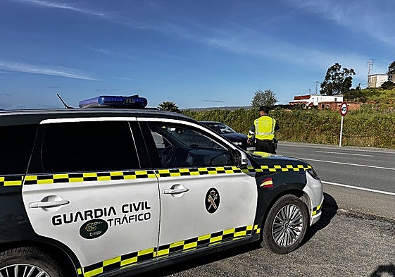 Imagen de archivo de un control de la Guardia Civil