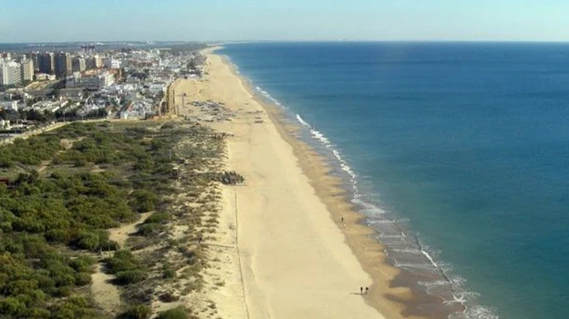 La playa de La Antilla, situada en Isla Cristina, Huelva