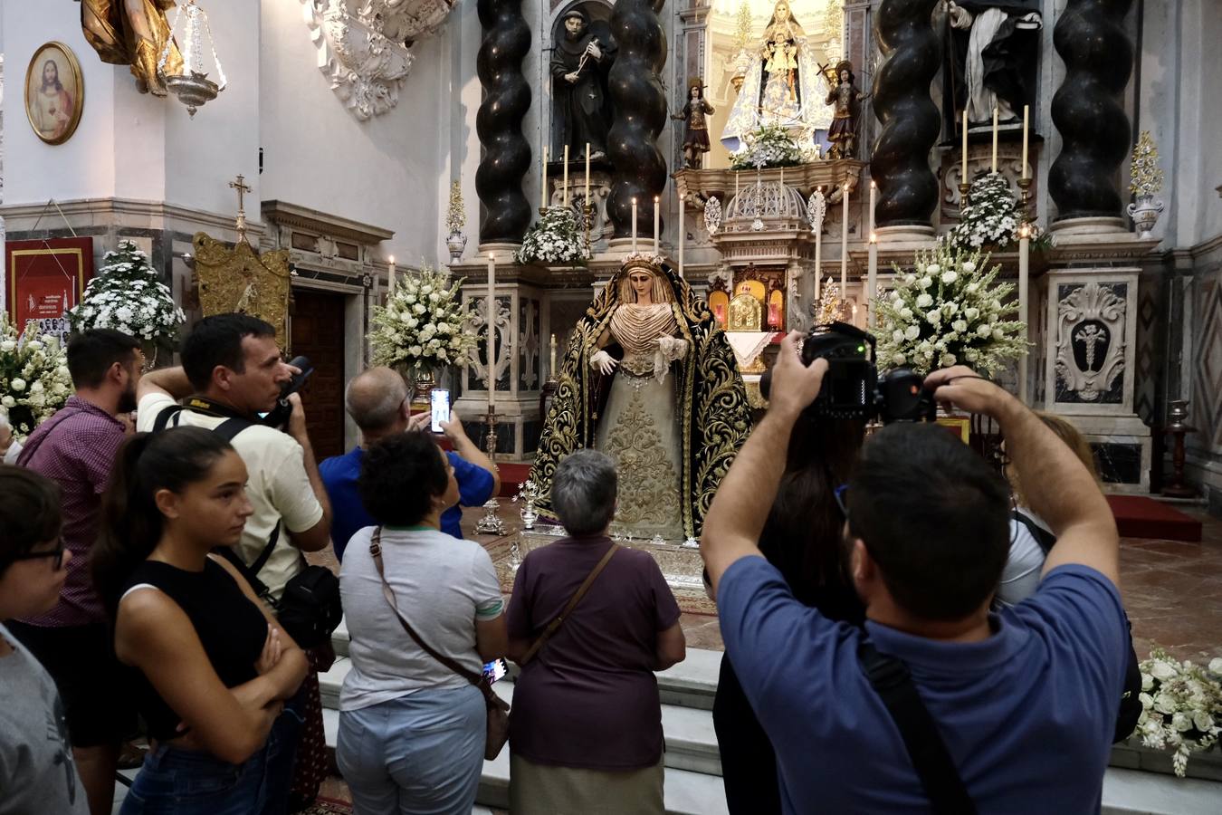 La Virgen de las Penas, en el santuario de la Patrona