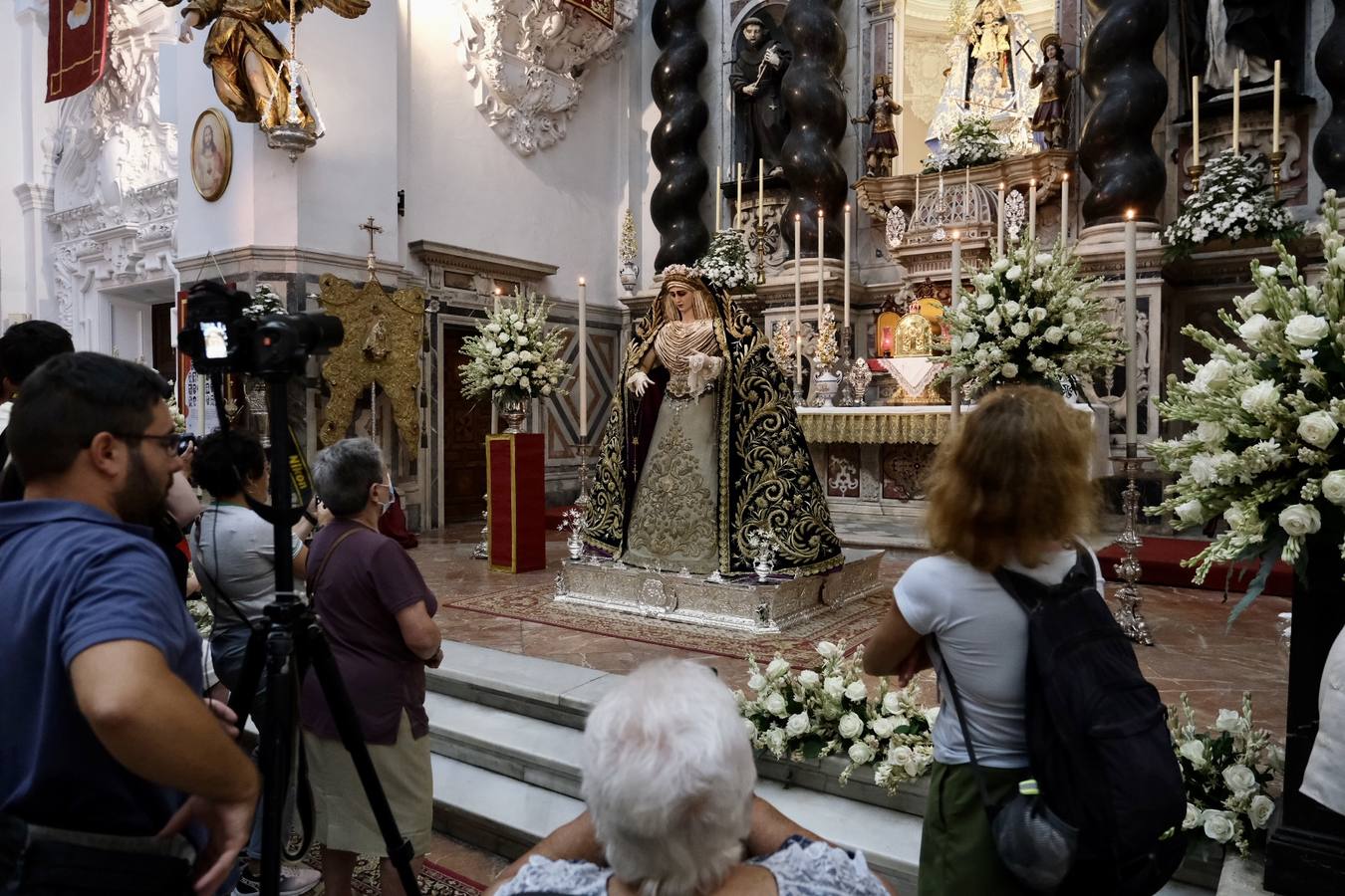La Virgen de las Penas, en el santuario de la Patrona