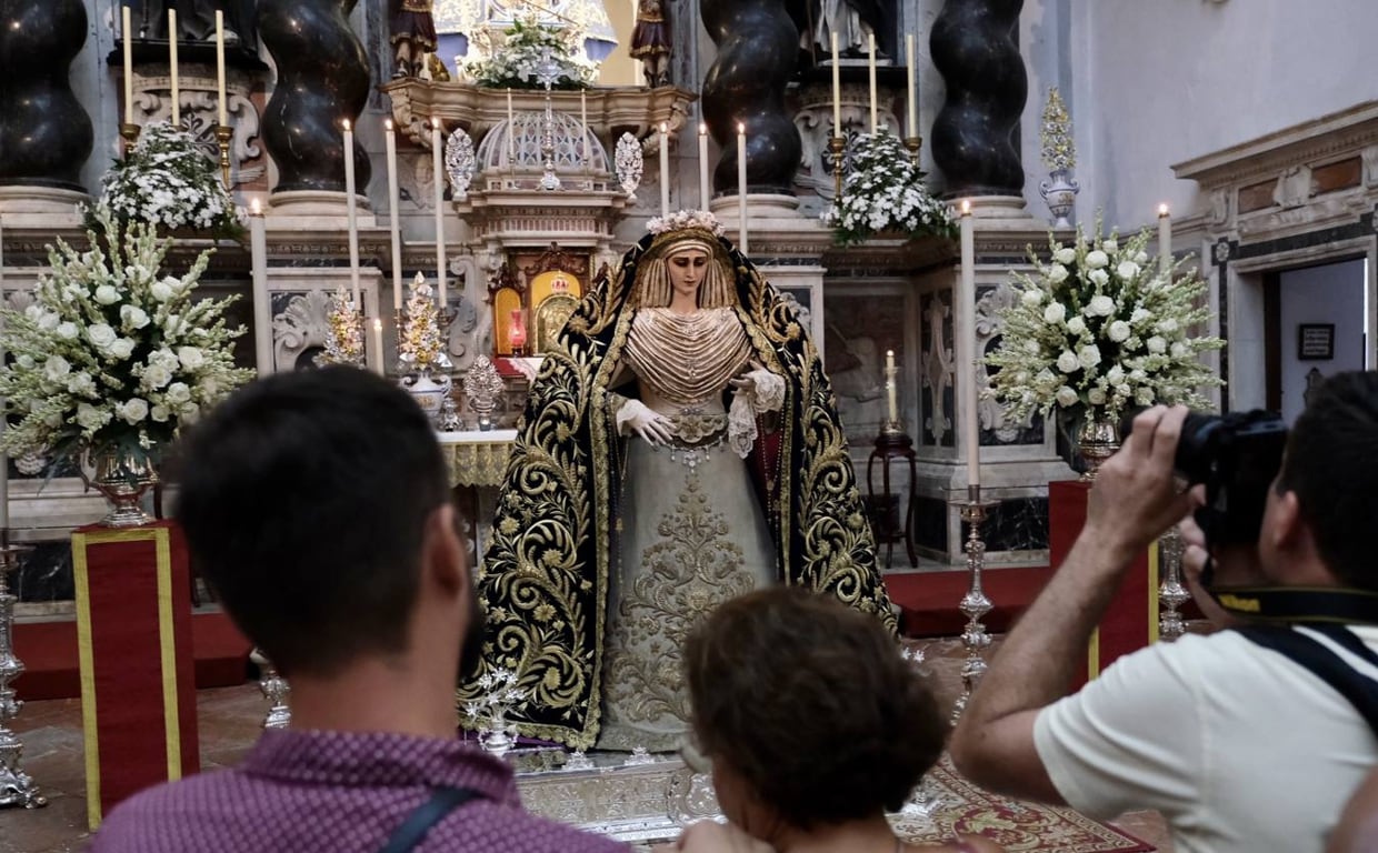 La Virgen de las Penas estará en Santo Domingo hasta este viernes
