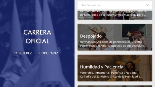 Imagen de la APP de COPE