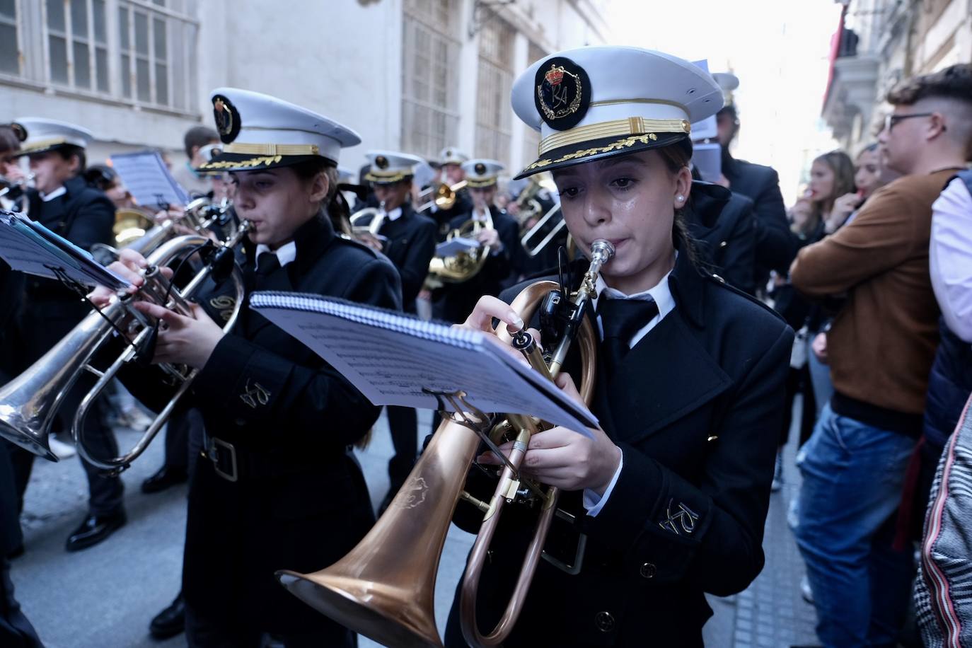 Fotos: el paso de Humildad y Paciencia de Cádiz en este Domingo de Ramos