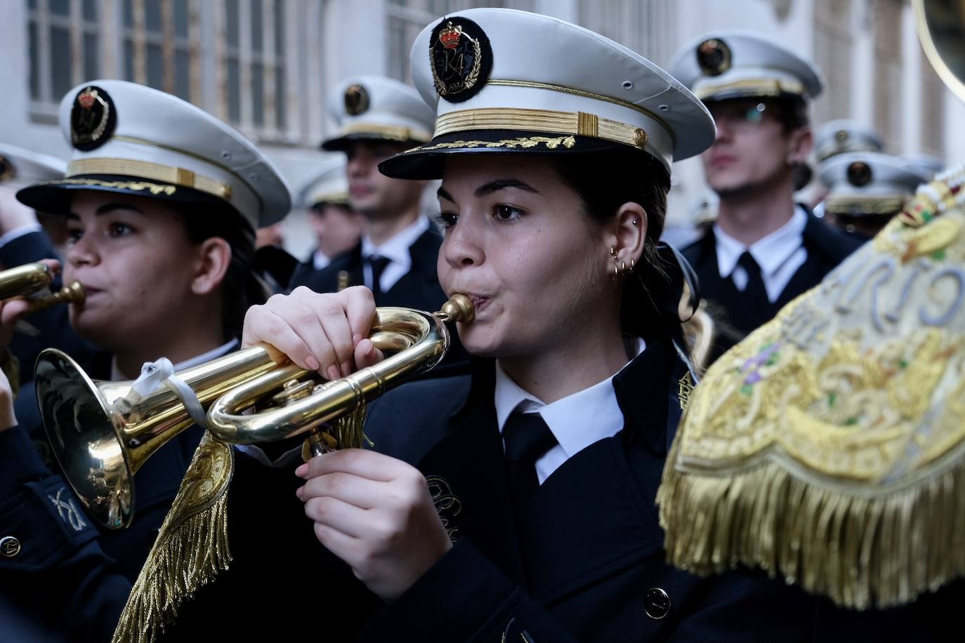 Fotos: el paso de Humildad y Paciencia de Cádiz en este Domingo de Ramos