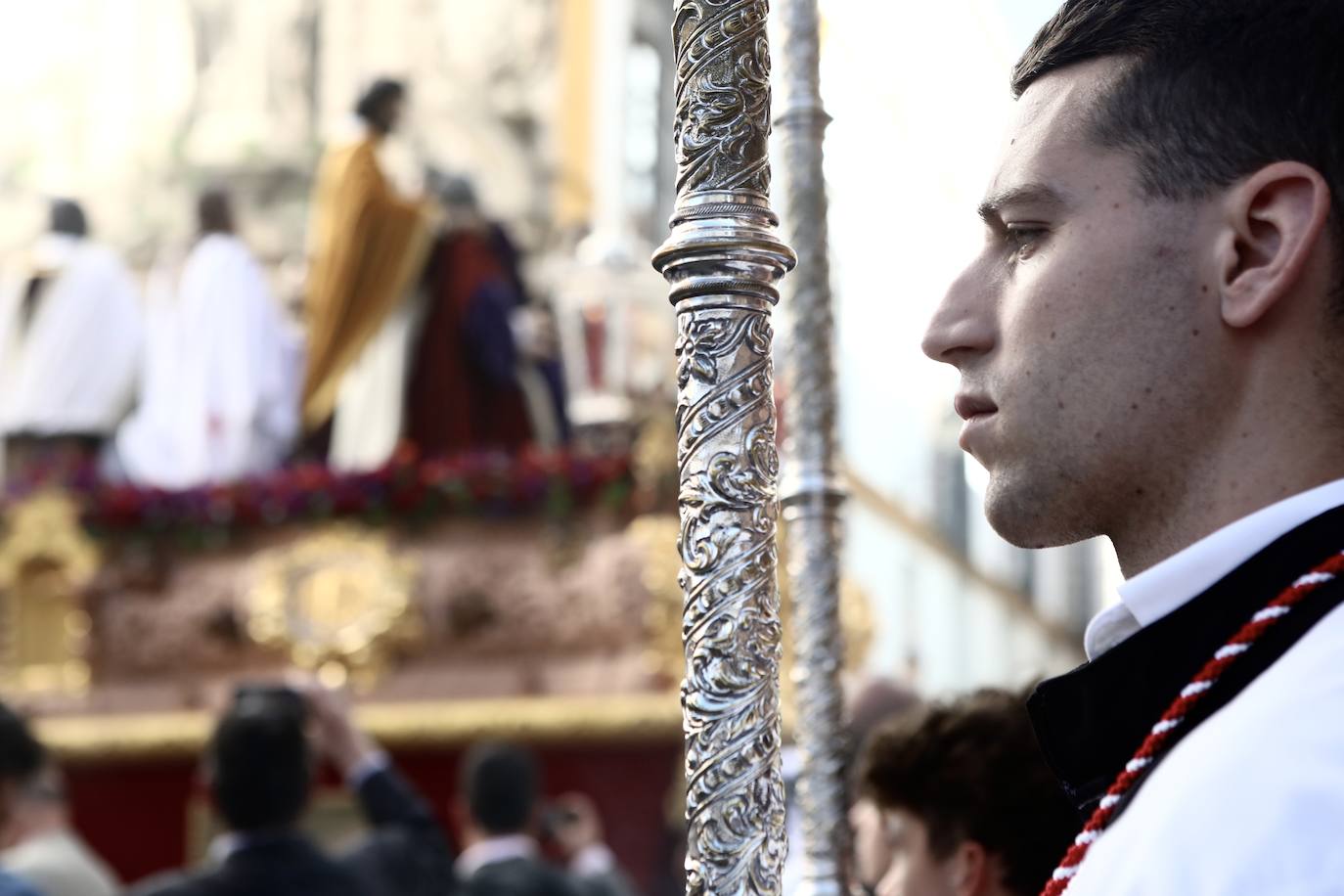 Fotos: La Sagrada Cena en su desfile del Domingo de Ramos en Cádiz