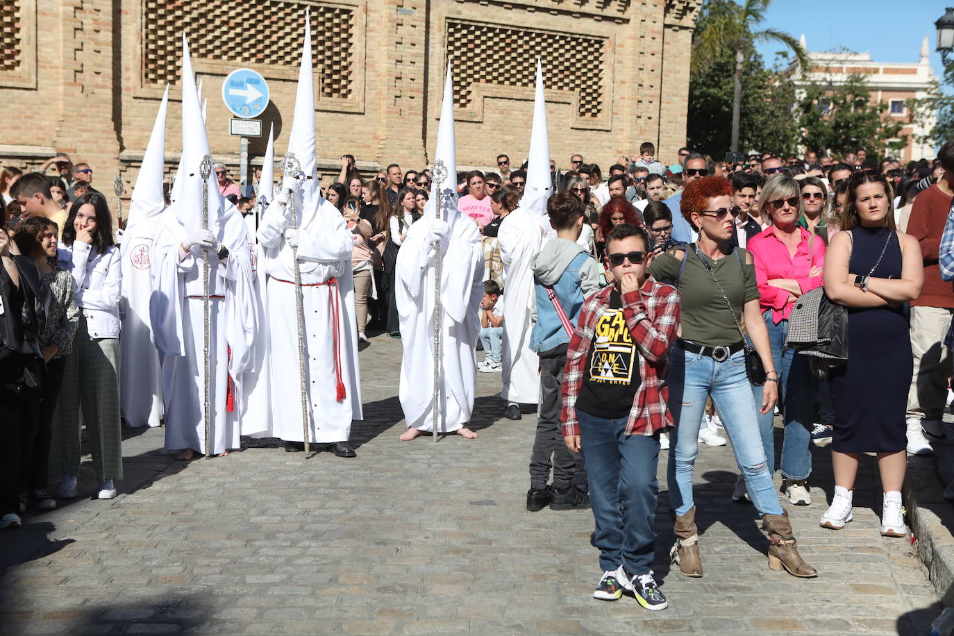 Fotos: La Sagrada Cena en su desfile del Domingo de Ramos en Cádiz