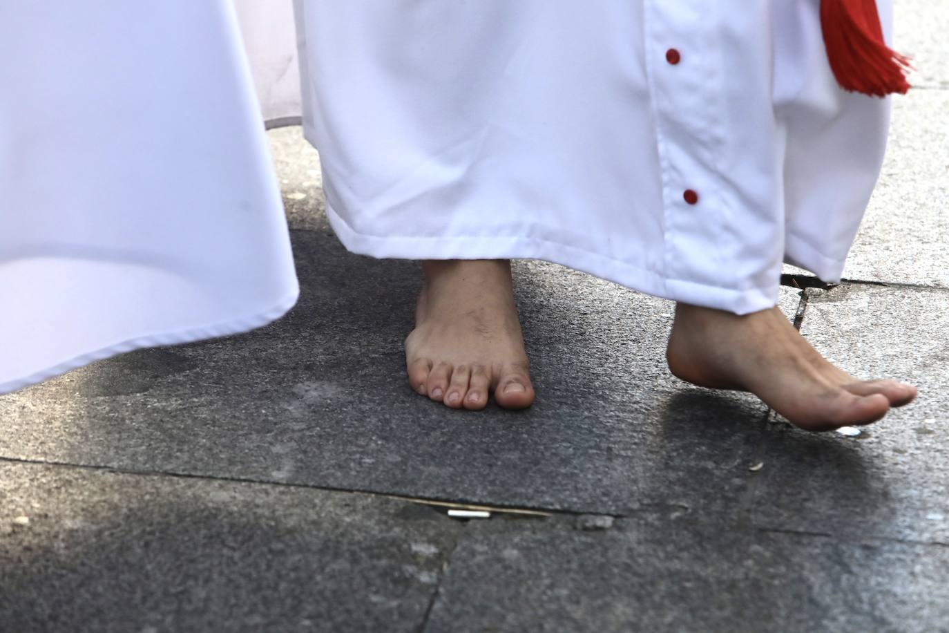 Fotos: La Sagrada Cena en su desfile del Domingo de Ramos en Cádiz