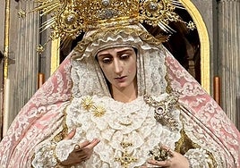 Roban varias joyas de la Virgen de la Esperanza del Nazareno del Amor