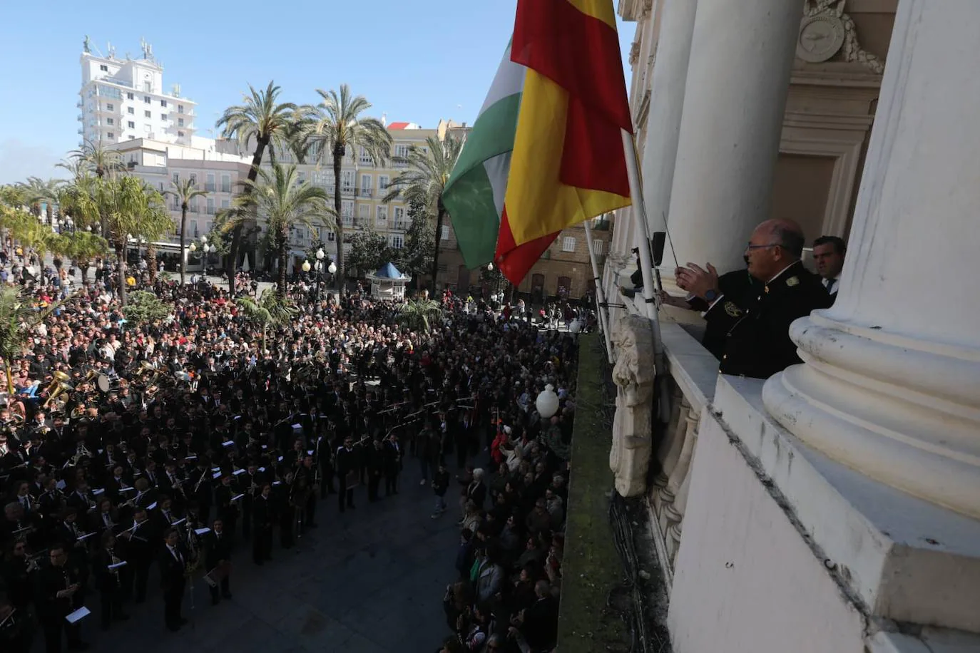 Fotos: pasacalles de bandas en el III Congreso Andaluz de Música de Semana Santa