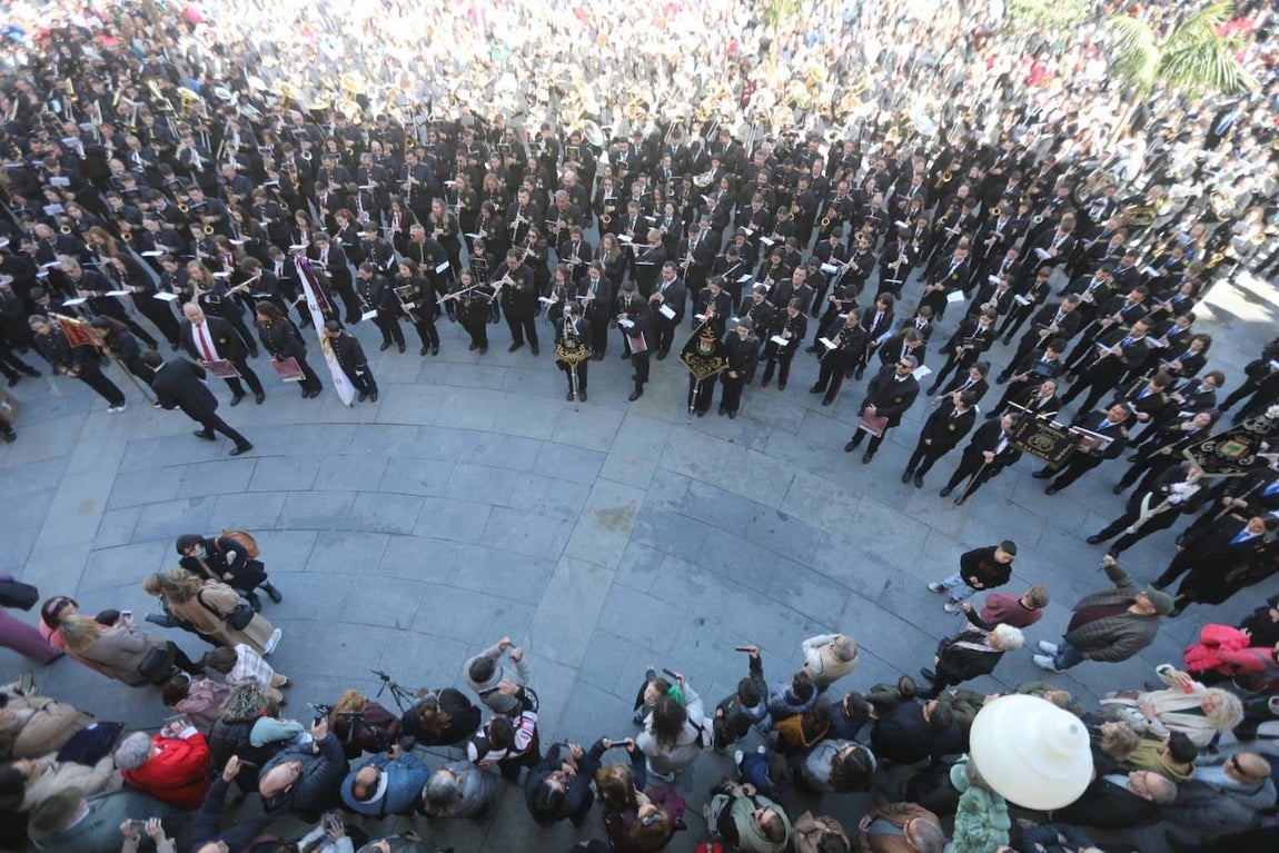Fotos: pasacalles de bandas en el III Congreso Andaluz de Música de Semana Santa