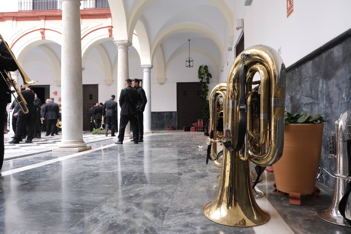 Fotos: Sagrada Cena el Domingo de Ramos en la Semana Santa de Cádiz 2024