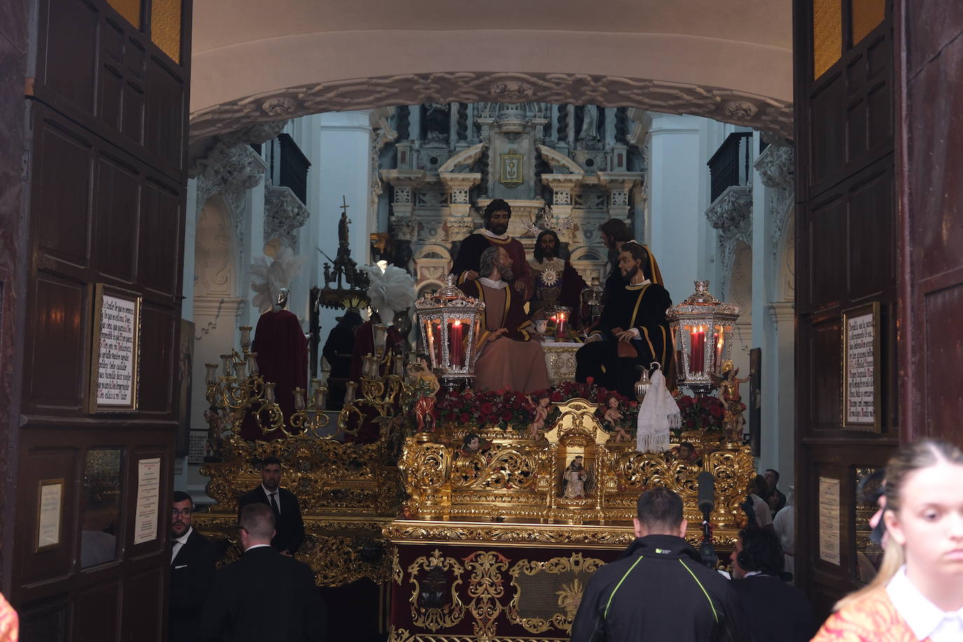 Fotos: Sagrada Cena el Domingo de Ramos en la Semana Santa de Cádiz 2024