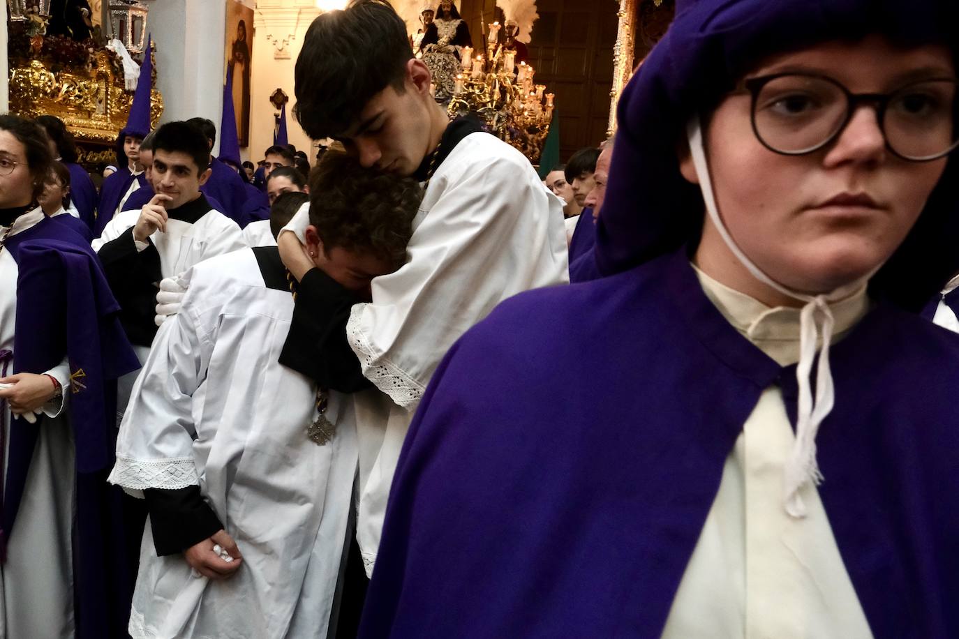 Fotos: Cigarreras decide suspender la estación de penitencia y se queda en Santo Domingo