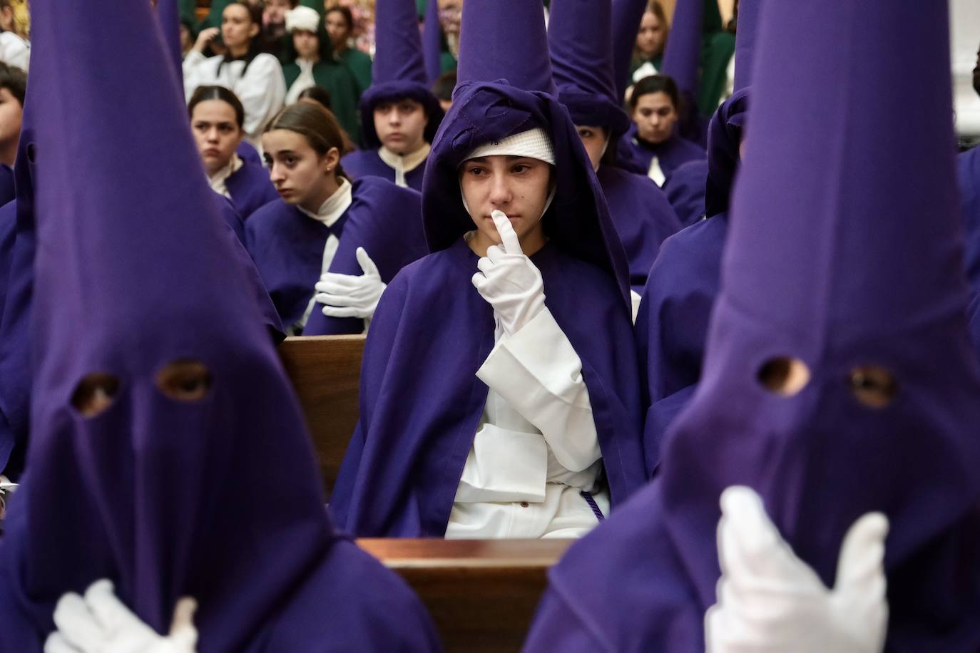 Fotos: Cigarreras decide suspender la estación de penitencia y se queda en Santo Domingo