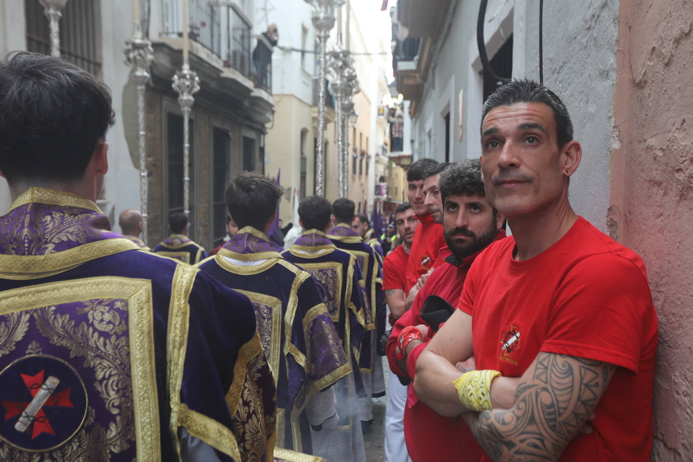 Fotos: Sentencia en el Miércoles Santo de la Semana Santa de Cádiz 2024