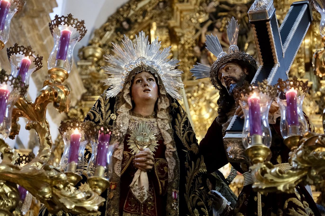 Fotos: Afligidos el Jueves Santo en Cádiz, en la Semana Santa 2024