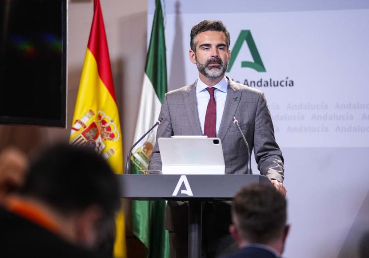 El portavoz del gobierno andaluz Ramón Fernández-Pacheco