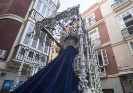 La cofradía del Ecce-Homo de Cádiz restaurará el palio de la Virgen de las Angustias