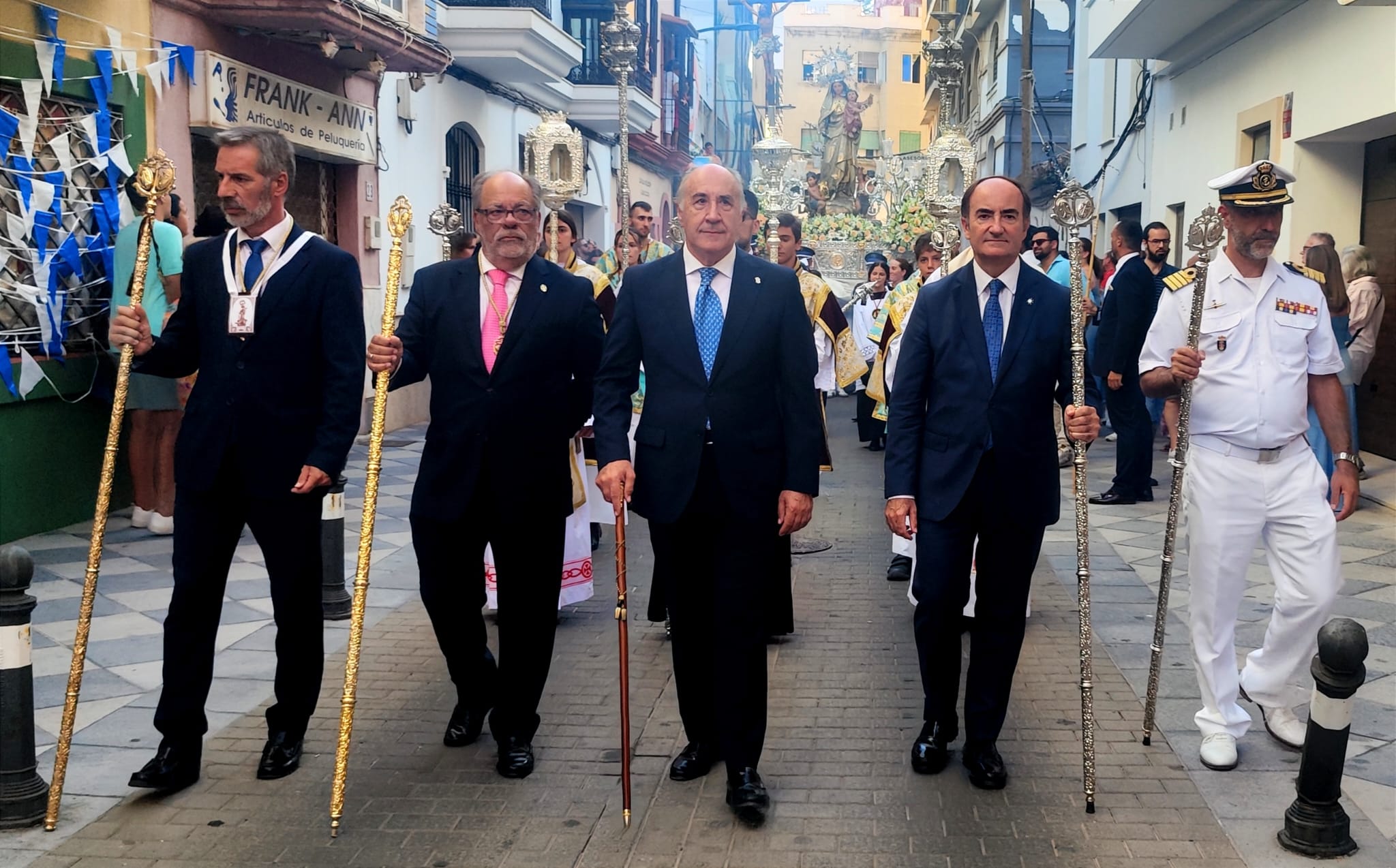 Procesión de la Virgen del Carmen en Algeciras