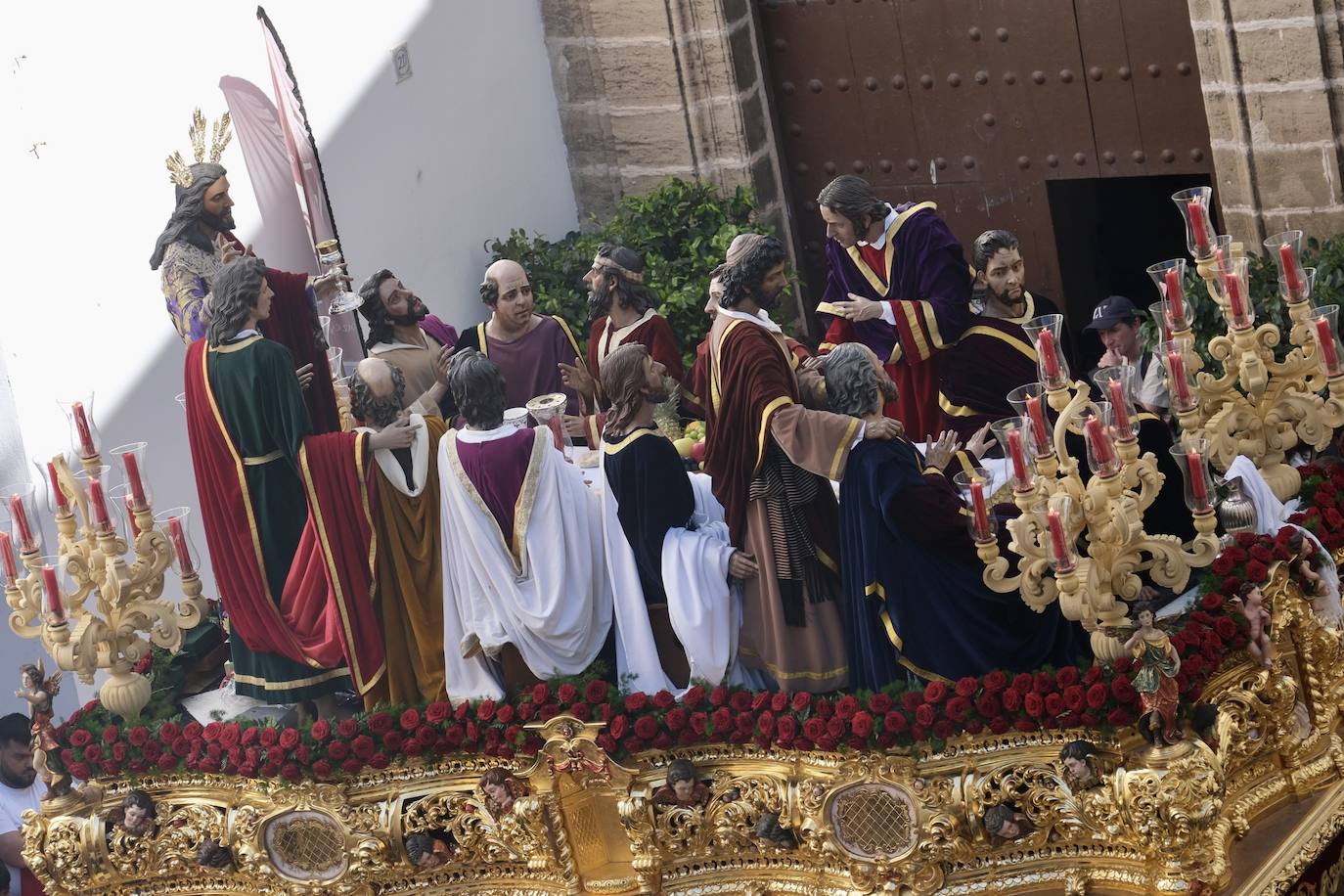 Las imágenes de la Sagrada Cena en la Semana Santa de Cádiz 2025