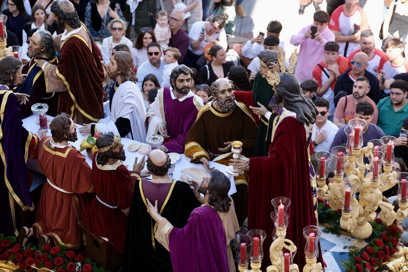 Las imágenes de la Sagrada Cena en la Semana Santa de Cádiz 2025