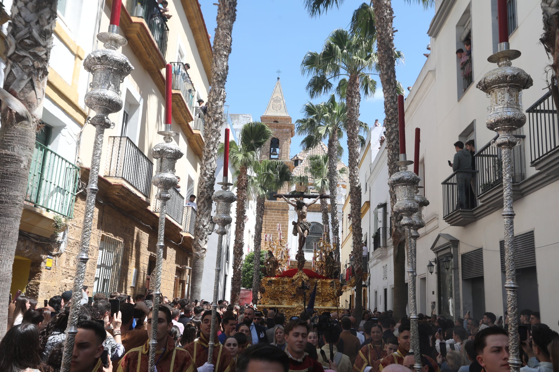 Las imágenes de La Palma en la Semana Santa de Cádiz 2025
