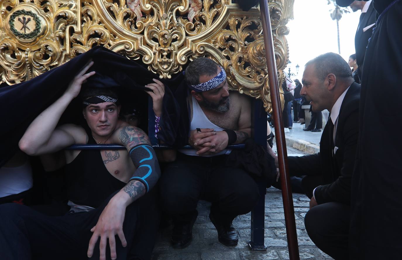 Las imágenes de Las Aguas en la Semana Santa de Cádiz 2025