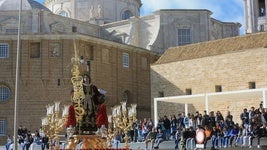 Las imágenes de Las Aguas en la Semana Santa de Cádiz 2025