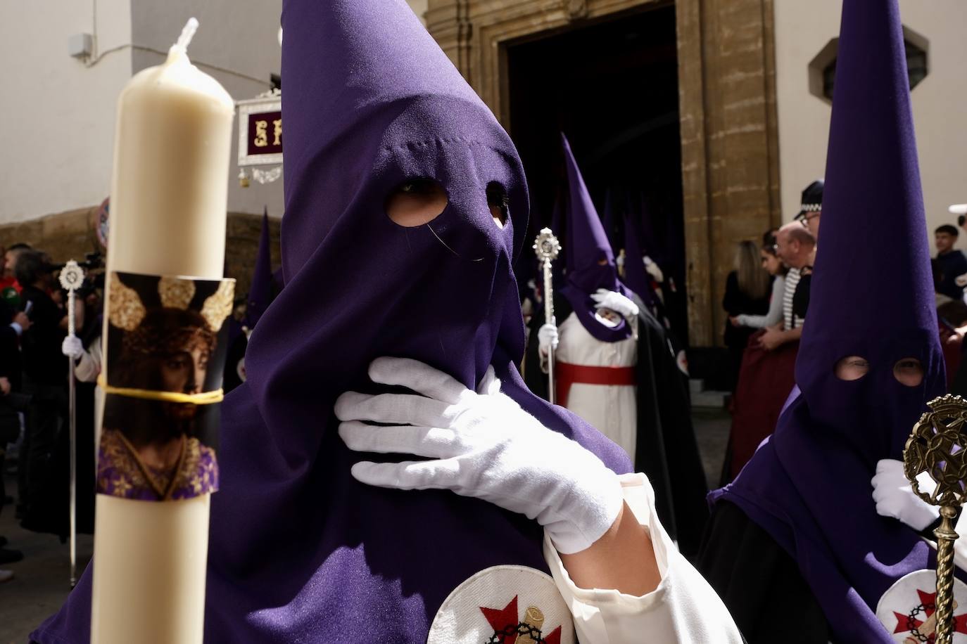 Las imágenes de Sentencia en la Semana Santa de Cádiz 2025