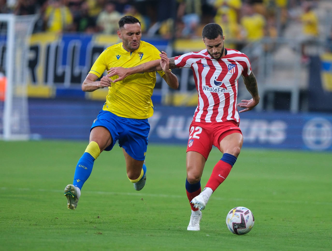 Las imágenes del Cádiz CF- Atlético de Madrid en el Trofeo Carranza