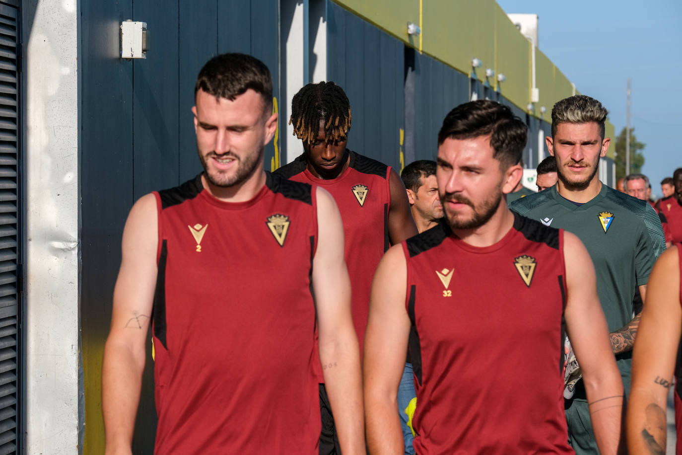 El regreso a los entrenamientos del Cádiz, en imágenes