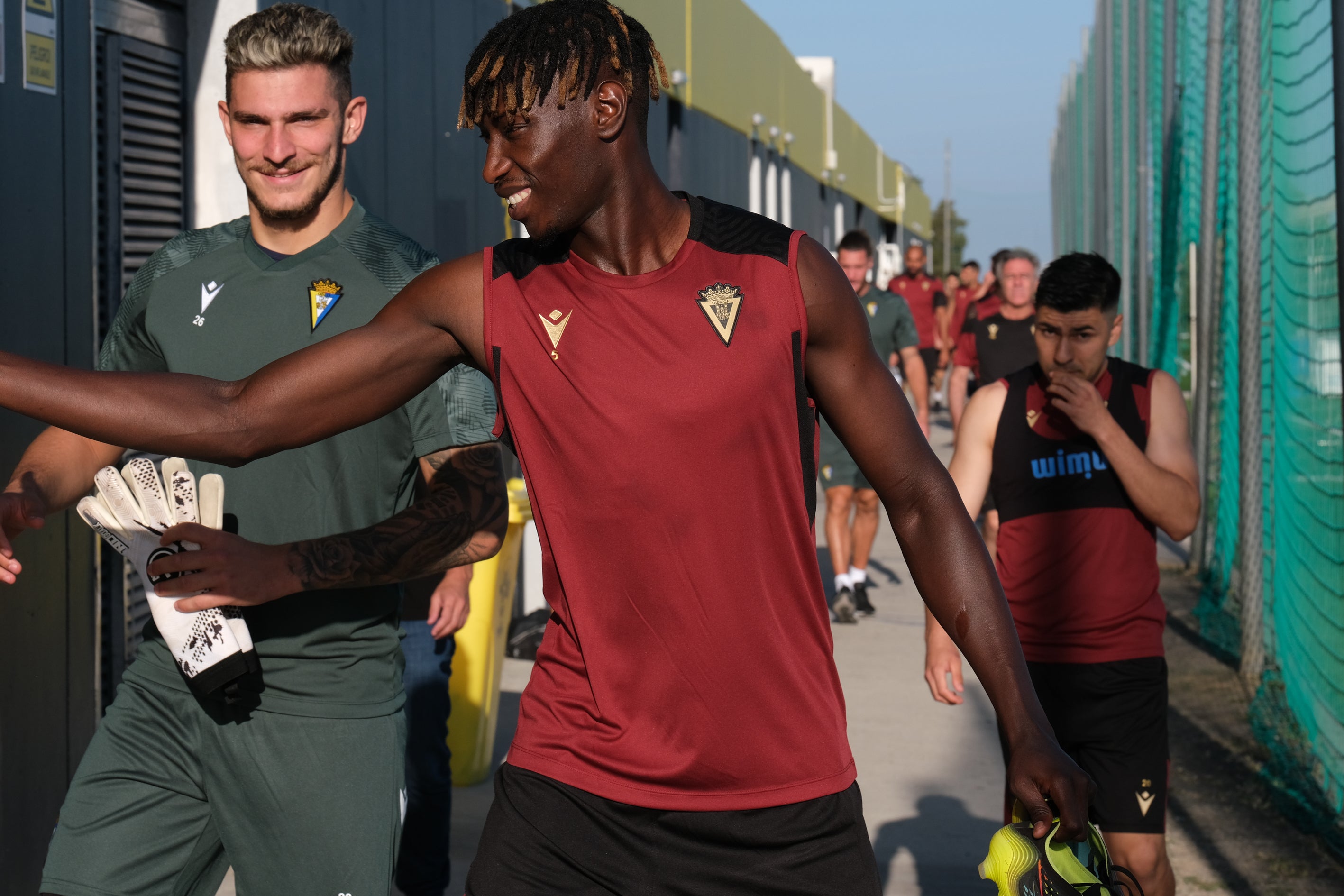 El regreso a los entrenamientos del Cádiz CF, en imágenes