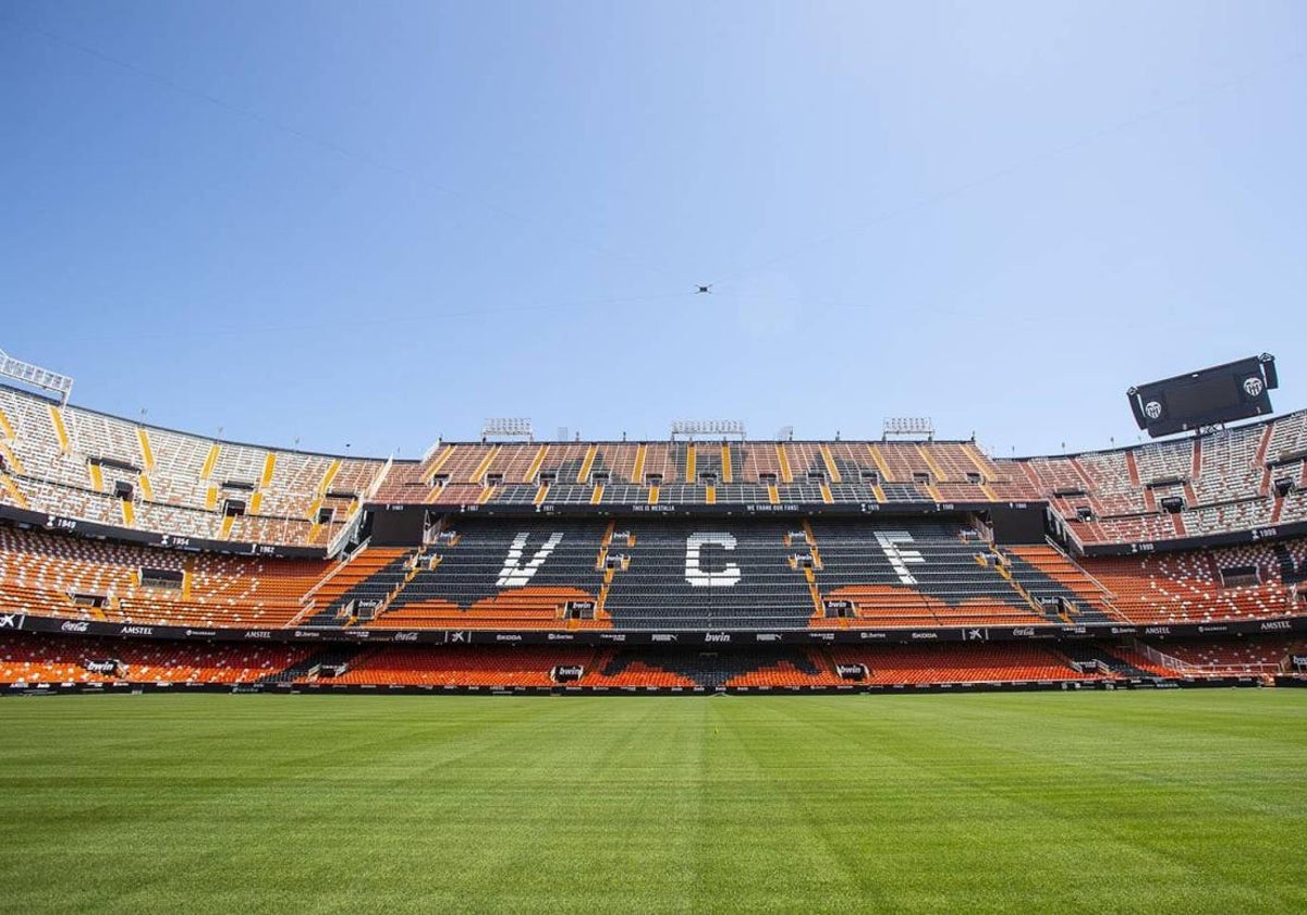 En Mestalla, un lunes