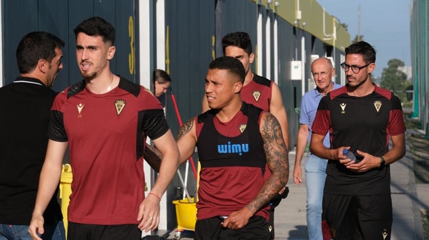 Martín Calderón durante la pasada pretemporada en El Rosal.