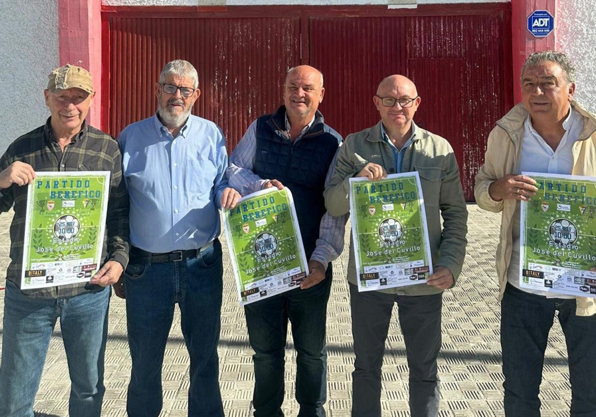 Veteranos de Racing Club Portuense y Cádiz CF se vuelven a unir por una noble causa.